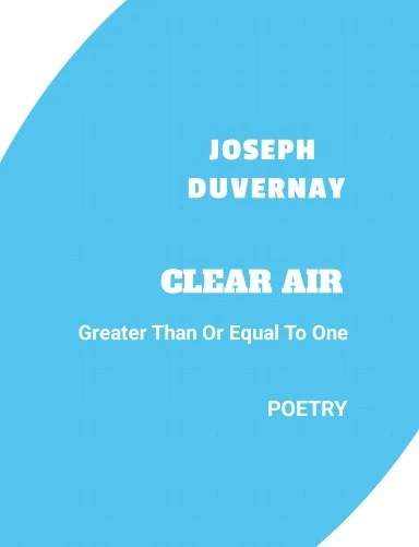 CLEAR AIR: Greater Than or Equal to One Book Cover (c) 2025